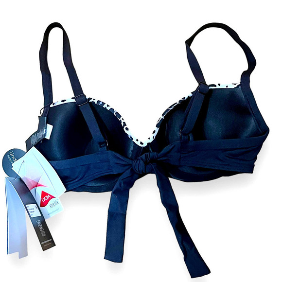 Coco Reef Diva Power Underwired Bikini‎ Top Harmony Mix Leopard Print 8/10 - Picture 4 of 11